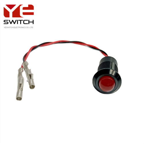 Jawitch 11 mm IP68 metalen signaalindicator met draden