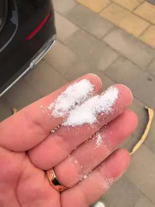 Non polluting ASA adhesive powder