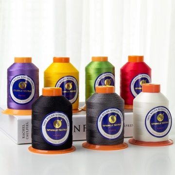 Wholesale 100% Nylon Bonded Sewing Thread with High Tensile Strength: 210D/3 for Bags, Leather Products, Shoes, and Jeans Sewing