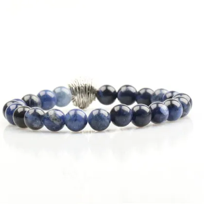 2019 natural gemstone bracelet jewelry Lapis lazuli  lion bracelet