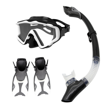 Lente de vidrio templado de Dive Aqua Framel ultra transparente de la máscara de buceo de visión ancha para adultos y mujeres