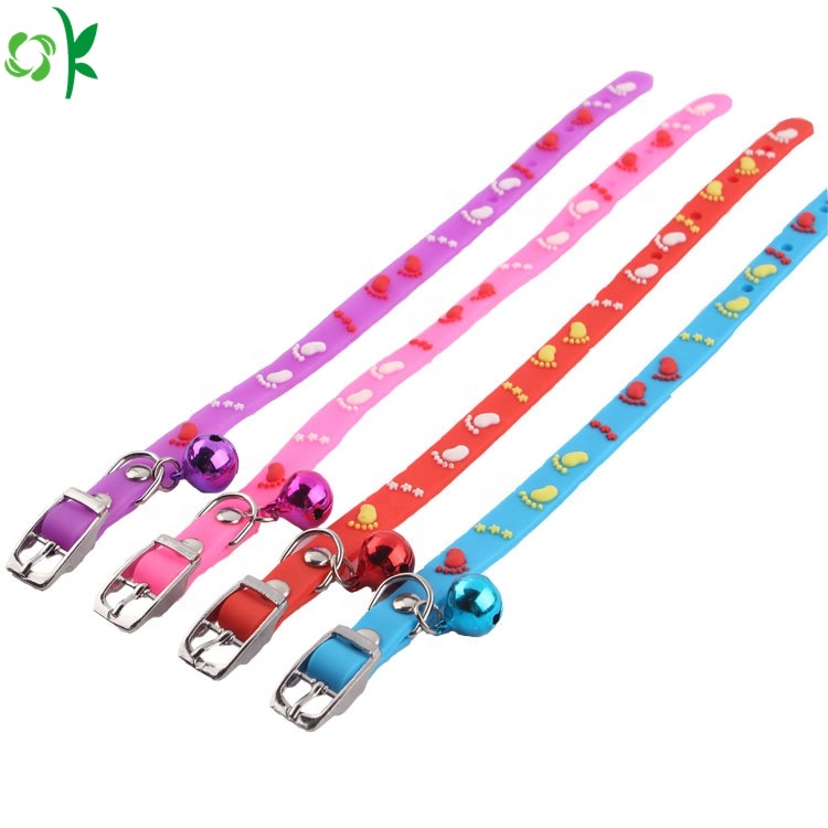Adjustable Rubber Necklace Collar For Small Dogs Cats
