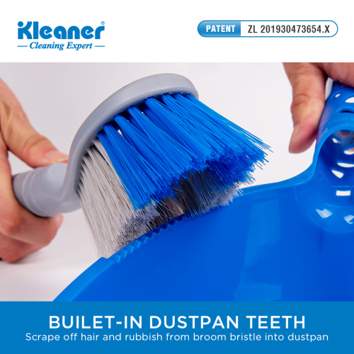Conjunto de pá e escova compacta com dentes
