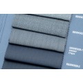 Charcoal Herringbone 50% Wool Fabric