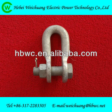 U-clevis electrical line overhead fitting/transmission line fitting