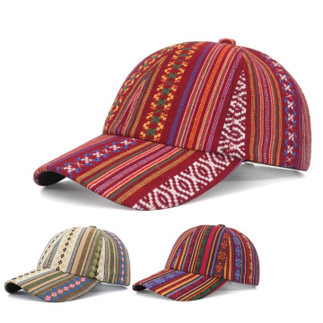 Cappello da baseball etnico retrò - Cappello da sole in stile bohémien estivo per tempo libero all'aperto