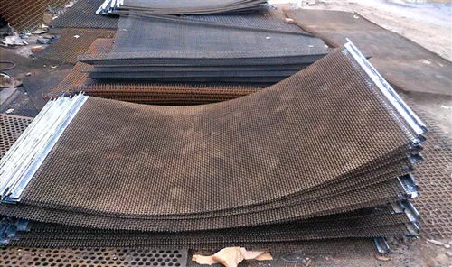 Edge Wrapping Mine Sieving Mesh