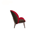 Bergere Tunggal kursi Hug Fabric Lounge Armchair