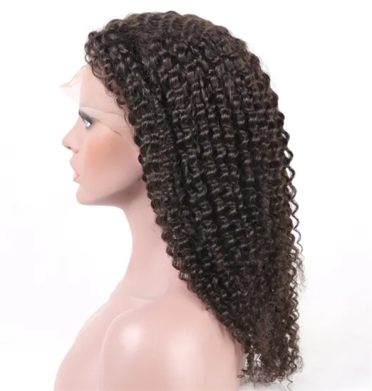 Top Quality 100% Unprocessed Brazilian Human Hair Full Lace Wig With Baby Hair