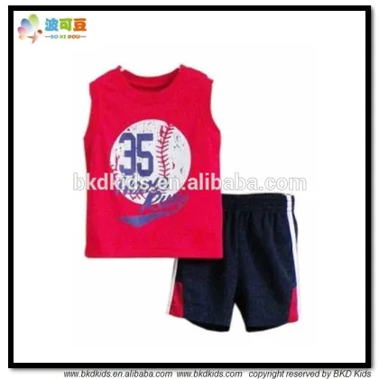BKD2015 new arrival casual kids summer clothing sets