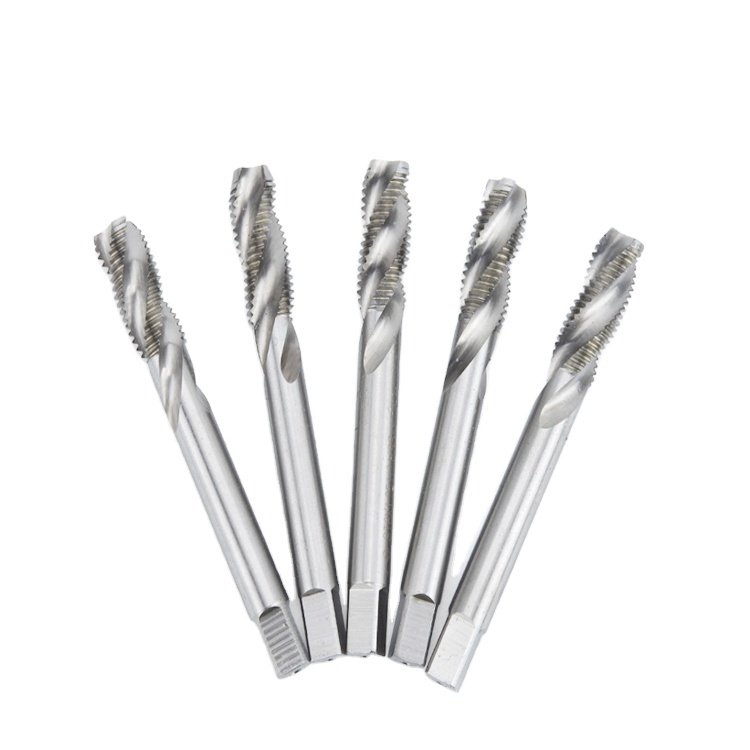 High Speed Steel (HSS) Hand Taps Spiral Flute ST 6*1 Machine Taps for Creating Screw Threads
