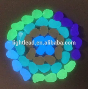 wholesale best quality garden decoration stone glow in the dark