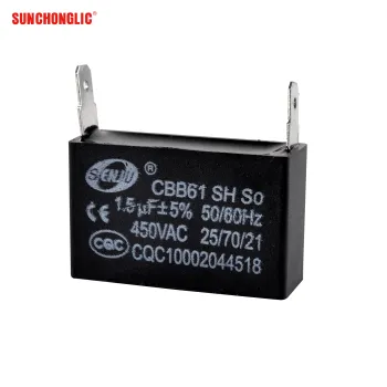 Sunchonglic 450V 1.5UF Capacitor for Gas Water Heaters