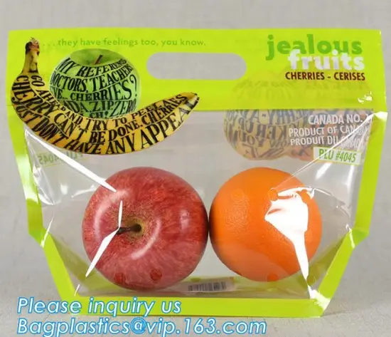 Micro Perforated Plastic Bag For Vegetable bread fruit, bopp fresh vegetable packaging bag, Clear Fresh Vegetables Packaging Pla