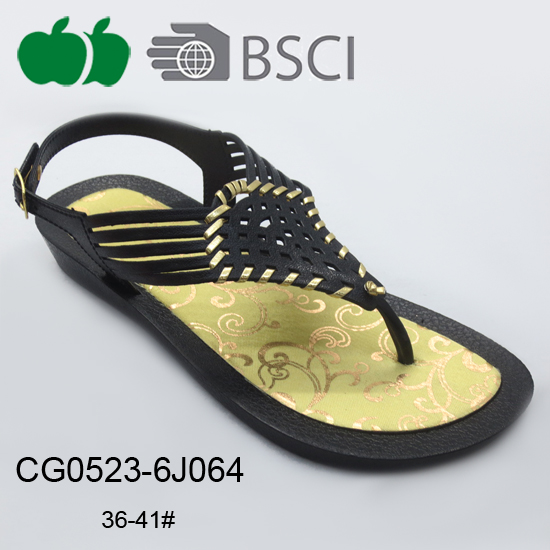 latest fashion women plastic sandals