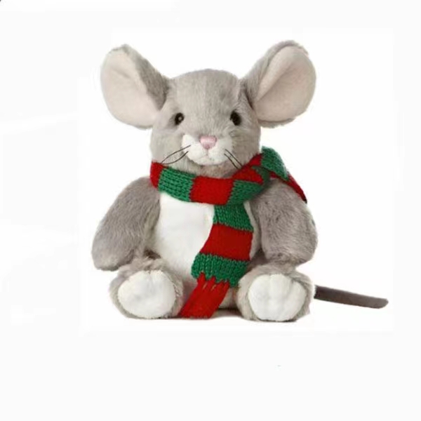 Little Little Christmas Mouse Backed Animal