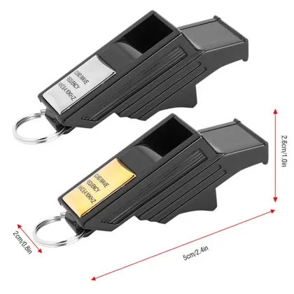 Professional Molten Valkeen Flip Grip Referee Whistle for Football and Basketball