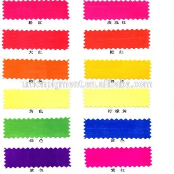Lemon Yellow fluorescent pigment for Plastic and ink