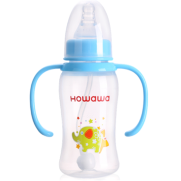 5oz Infant PP Milk Feeding Bottle With Handle