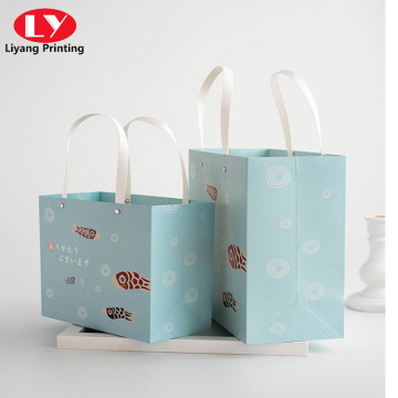 Shopping gift packaging paper bag with logo
