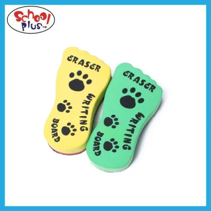 Foot magnetic whiteboard eraser shaped eraser