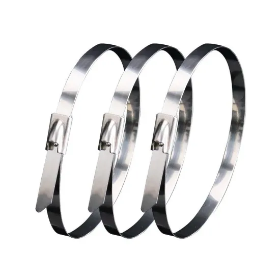 China Wholesale: 304 Stainless Steel Locking Cable Ties and Metal Zip Ties