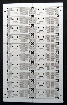 Double Side PCB With White Solder Mask, Lead Free Hasl (RoHS)