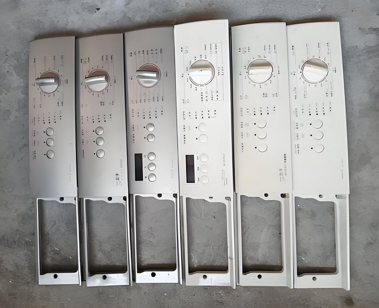 Plastic parts for washing machine panel (1)