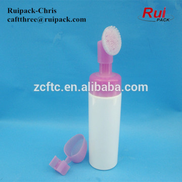 new design 43/410 150ml plastic cleansing foam brush dispenser pump for cleaning face