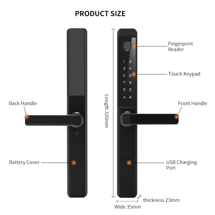 Сломан алюминий алюминий TUYA