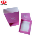 Pink Paper Gift Box Bra ή συσκευασία εσώρουχα