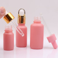 30ml Empty Matte Pink Liquid Serum Dropper Bottles