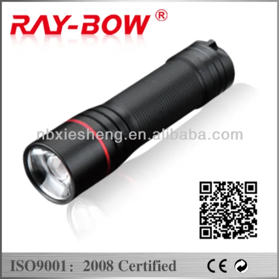 Optical lens cree led flashlight