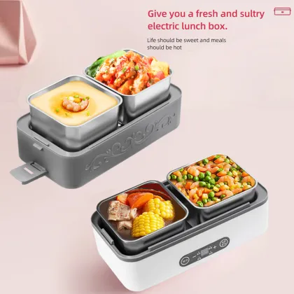 Best Selling Huaqiao Home Use Plastic Heating Bento Box with Spoon
