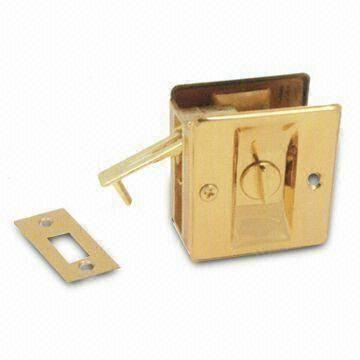 Elegant Door Hasps, Made of Solid Brass, Measures 2¼ x 2½ Inches