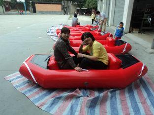 Water park red PVC Inflatable Boat 0.9mm PVC tarpaulin with