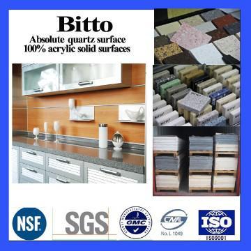 construction material quartz stone slab for kitchen cabinet countertop