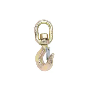 China Manufacturer Supplier Heavy Lifting Forged Swivel Hook With Latch