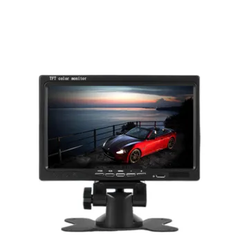 7 Inch CMOS Monitor - Best Selling Truck Caravan Dual Split Screen HD Monitor with IP68 4 Pin Plugs