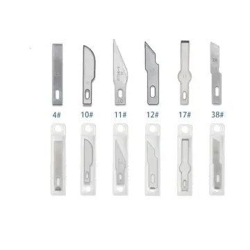 Precision Craft Xacto Knife Replacement Hobby Blades with Plastic Handle