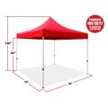 Tienda de dosel impermeable de altura ajustable externa 10'x10 '