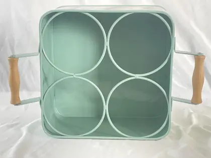 Blue square sticker toolbox