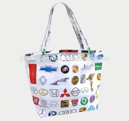 High quality canvas beach tote bag with outside pockets,custom logo print and size, OEM orders are welcome