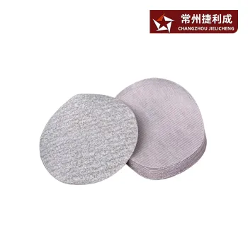 circular flocked sanding pad