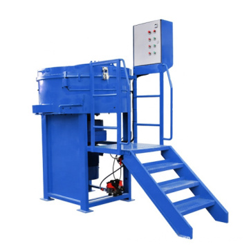 Electric Engine Refractory Pan Mixer Series: 100kg to 1000kg Capacity with Wheels