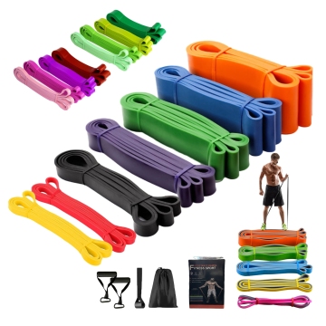 Band Perlawanan Logo Kustom Ditetapkan untuk Pria dan Wanita - Hot Sale Gym Workout Bands