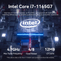 Intel Core I7-1255U Dual Com с DDR4 Industrial PC