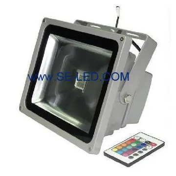 outdoor 50w led flood light RGB with integrated  chip