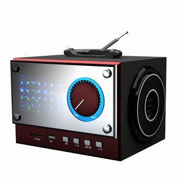 4-inch Mini Portable Speaker with Remote Control