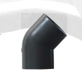 ASTM Sch80 Upvc Колено 45 ° Темно-серый цвет
